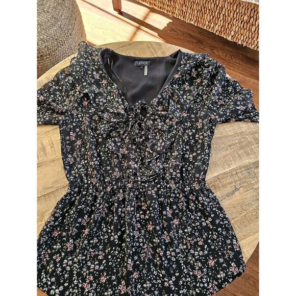 1.STATE Floral Long Sleeve Maxi Dress Womens Size S Boho Peasant Festival - Picture 8 of 10